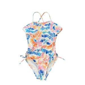 Arizona Jean Co. Tie Dye One Piece Swimsuit Size XS 6/6X
